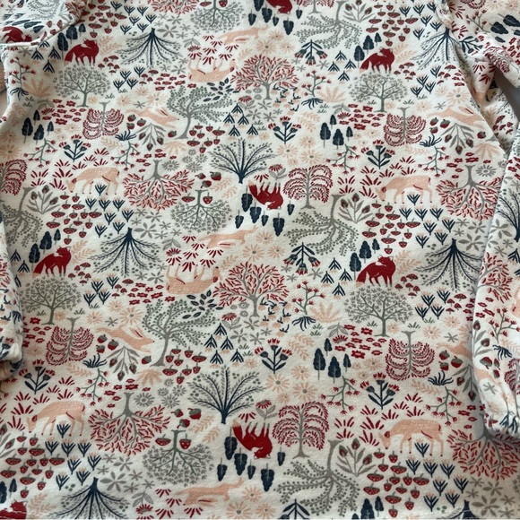 3T Rachel Zoe Toddler Girl Knit Top Long-Sleeves Fox and Trees print NWT - Picture 8 of 8